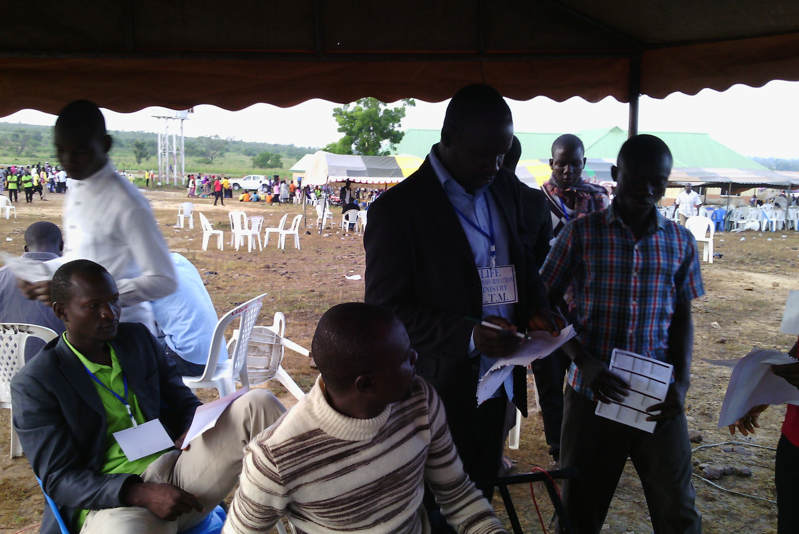 Bible Distribution at Tangale DYC Youth Conference